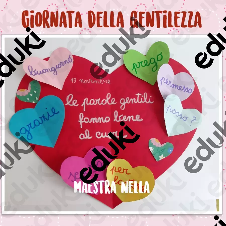 giornata della gentilezza Materiale di supporto/inclusione - giornata della gentilezza - maestra Nella - Pagina di copertina