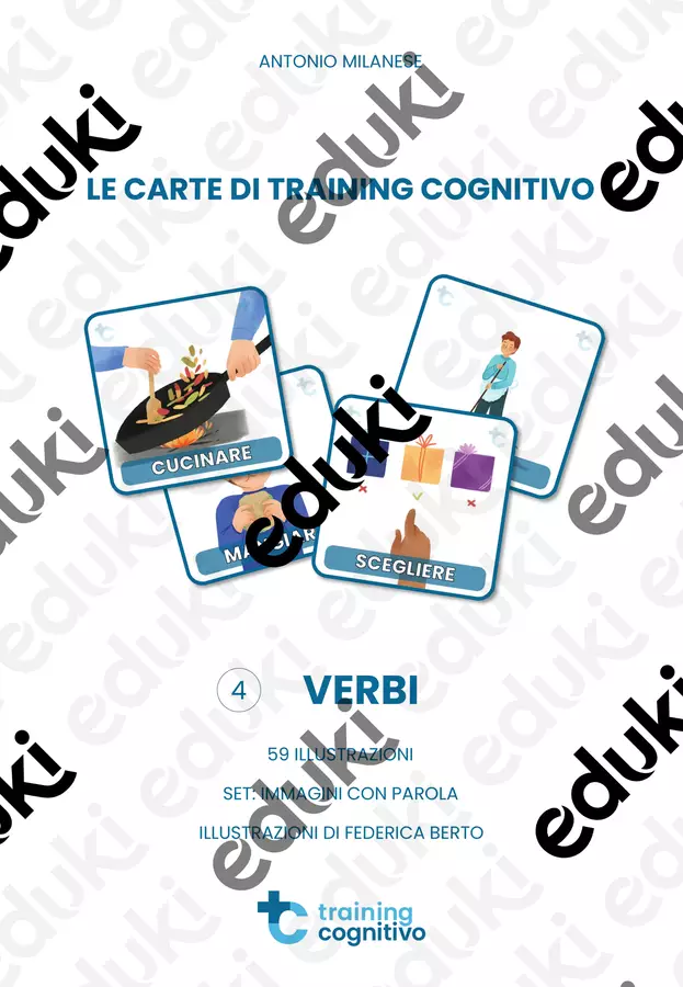 Le carte di Training Cognitivo: I verbi Flashcard - Le carte di Training Cognitivo: I verbi - Training Cognitivo - Pagina di copertina