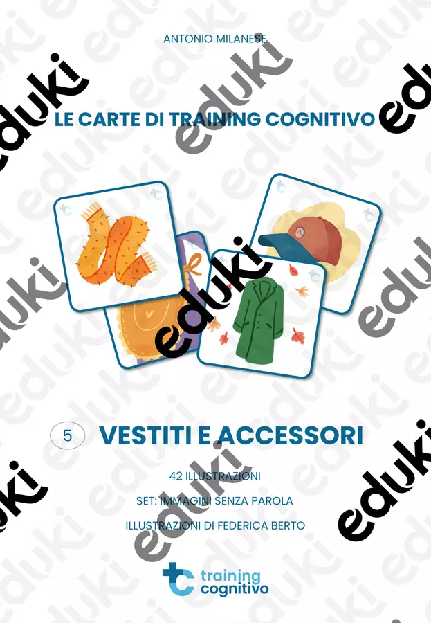 Le carte di Training Cognitivo: I vestiti e gli accessori Flashcard - Le carte di Training Cognitivo: I vestiti e gli accessori - Training Cognitivo - Pagina di copertina