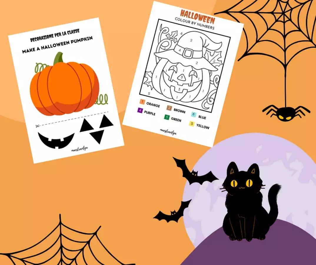 ATTIVITA' DI HALLOWEEN IN INGLESE CLASSE PRIMA! Esercizi - ATTIVITA' DI HALLOWEEN IN INGLESE CLASSE PRIMA! - maestraolga88 - Pagina di copertina