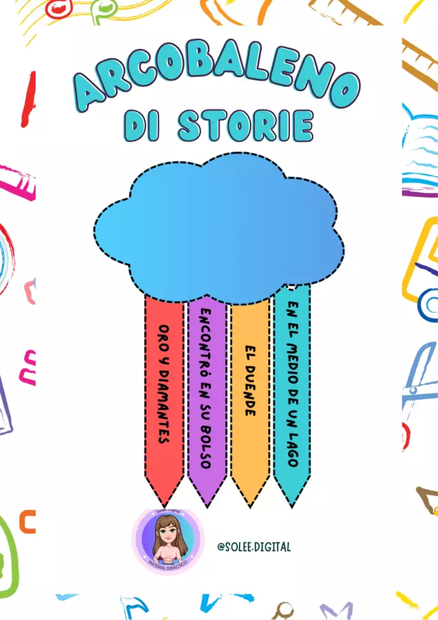 Arcobaleno di storie Materiale interattivo - Arcobaleno di storie - Solee Digital - Pagina di copertina