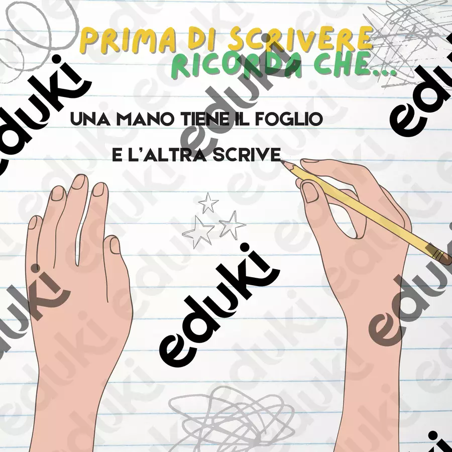Prima di scrivere... come prepararsi ai lavori sul quaderno Poster - Prima di scrivere... come prepararsi ai lavori sul quaderno - Maestra Beatrice - Pagina di copertina
