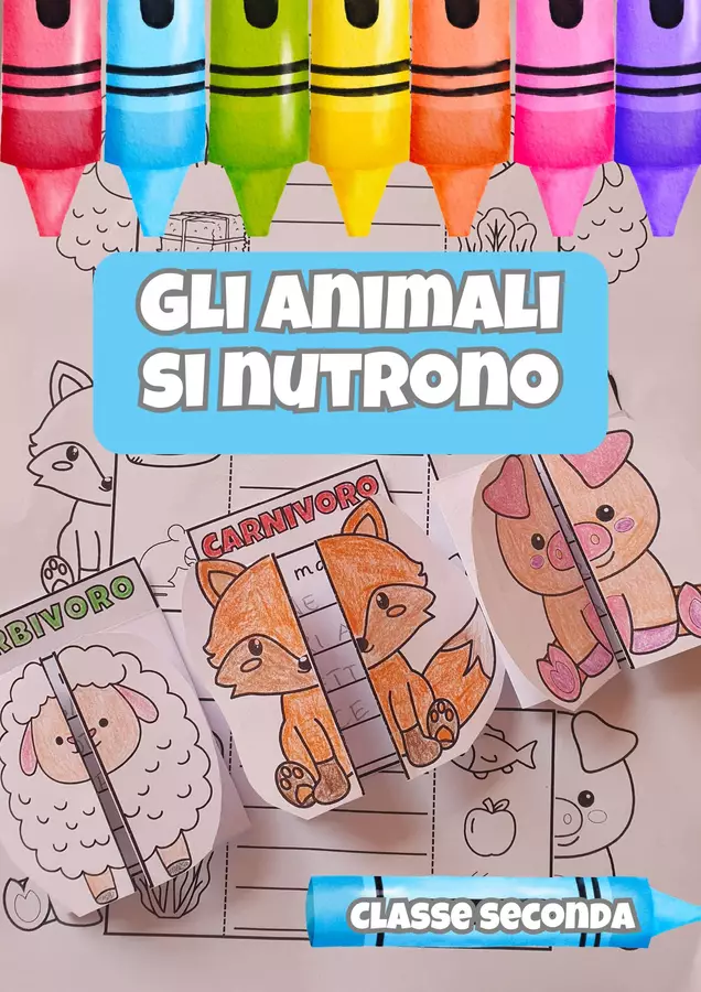 Scopri “Gli animali si nutrono”! Materiale di supporto/inclusione - Scopri “Gli animali si nutrono”! - Vera La Maestra - Pagina di copertina