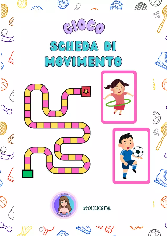 GIOCO scheda di movimento Giochi - GIOCO scheda di movimento - Solee Digital - Pagina di copertina