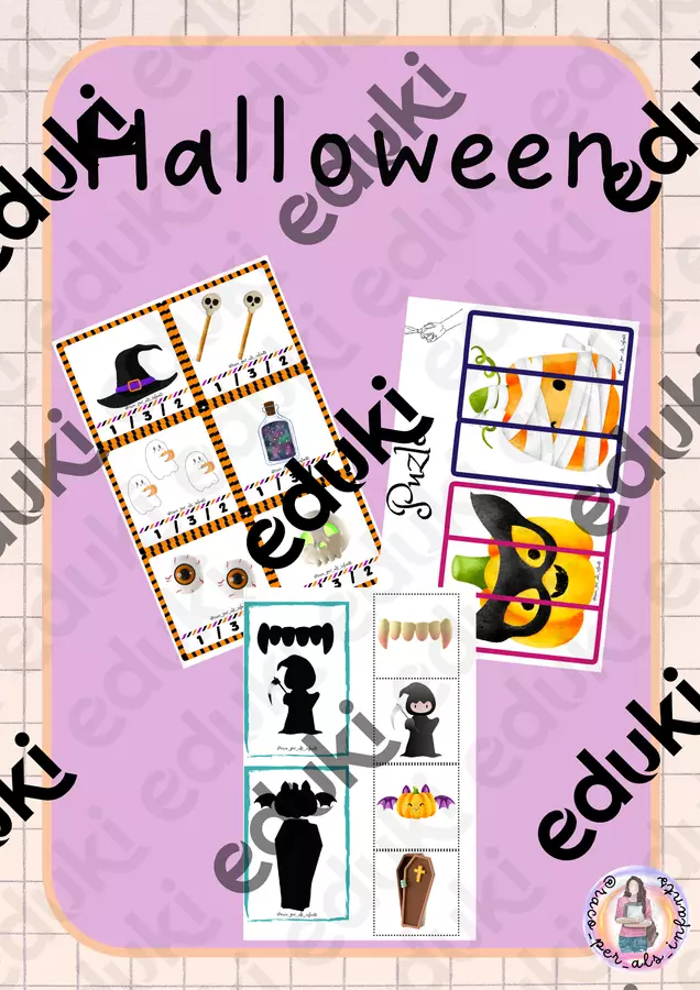 Materiale terrificante: Halloween Flashcard - Materiale terrificante: Halloween - RACO_PER_ALS_INFANTS - Pagina di copertina
