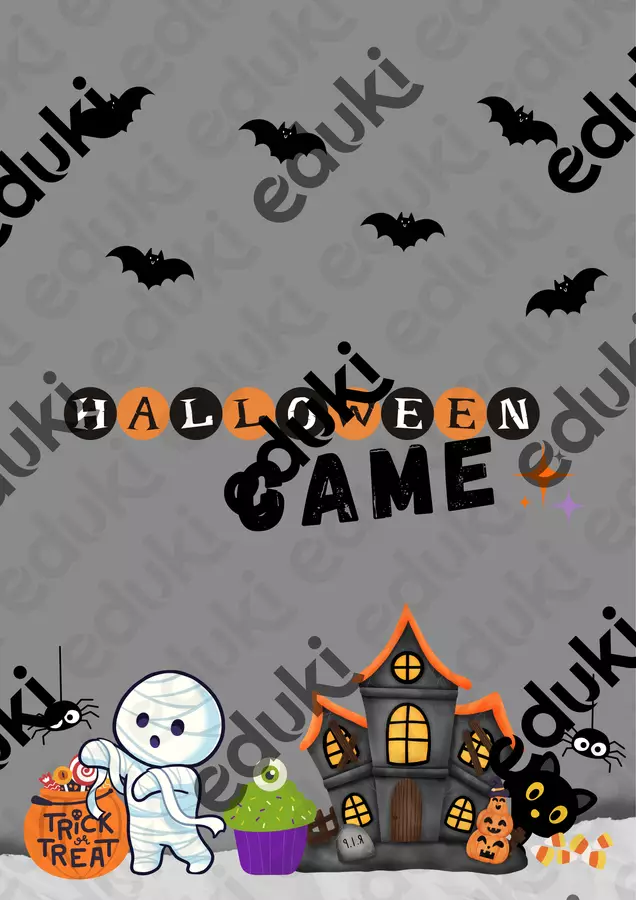 Il gioco dell'oca Halloween Giochi - Il gioco dell'oca Halloween - Maestra Luna - Pagina di copertina