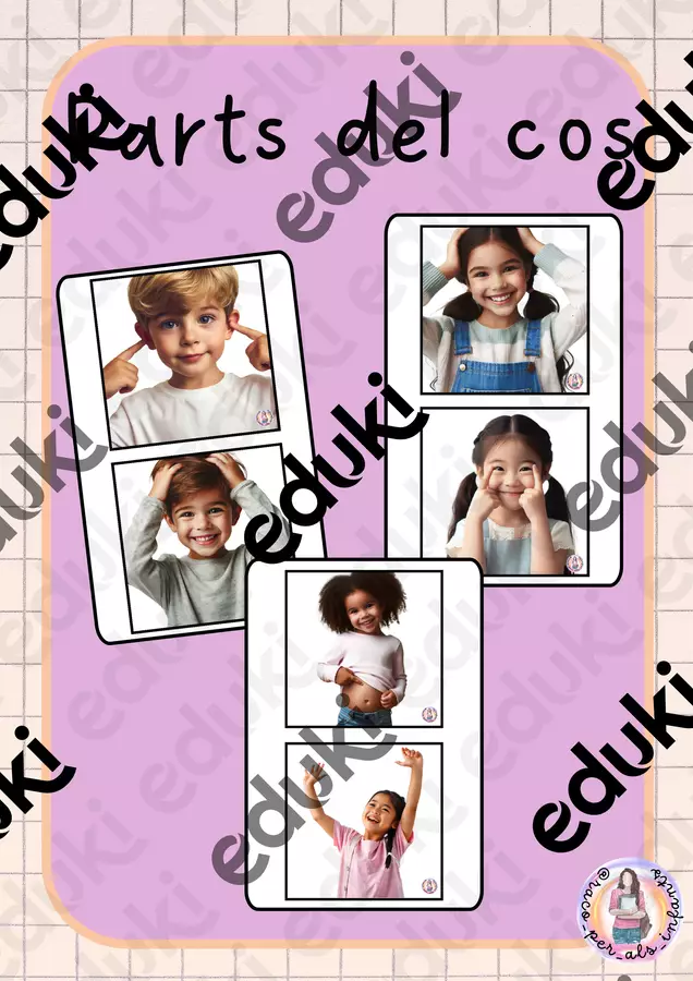 Le parti del corpo Flashcard - Le parti del corpo - RACO_PER_ALS_INFANTS - Pagina di copertina
