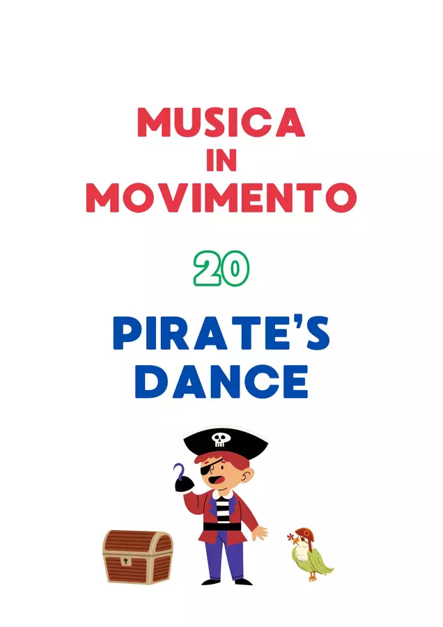 Musica in Movimento - 20 - PIRATE'S DANCE Esercizi - Musica in Movimento - 20 - PIRATE'S DANCE - Emanuele Ruggiero - Music Teacher - Pagina di copertina