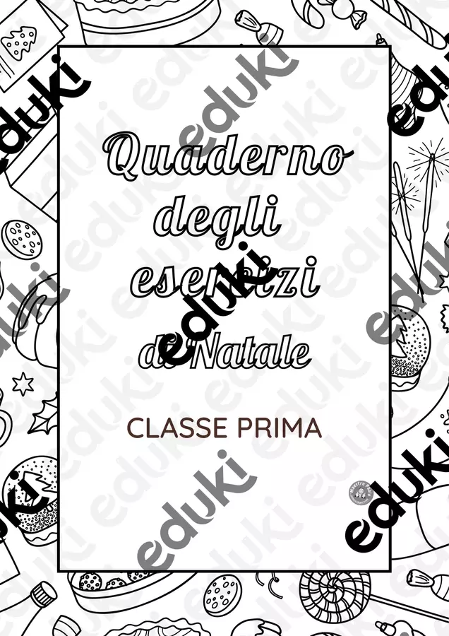 Quaderno esercizi di Natale - classe prima/seconda Esercizi - Quaderno esercizi di Natale - classe prima/seconda - Maestro_Paolo - Pagina di copertina