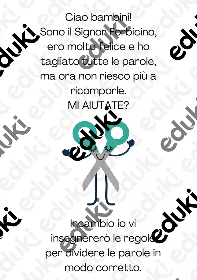 DIVISIONE IN SILLABE Serie di lezioni - DIVISIONE IN SILLABE - maestra.ilaria - Pagina di copertina