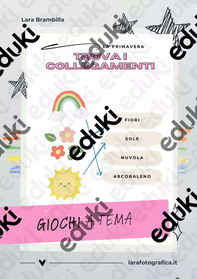 GIOCHI: TROVA I COLLEGAMENTI - VOL. 1 Giochi - GIOCHI: TROVA I COLLEGAMENTI - VOL. 1 - Lara Brambilla - Pagina di copertina