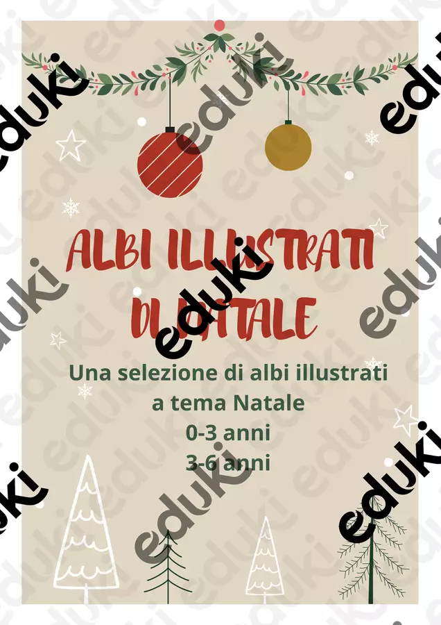 ALBI ILLUSTRATI DI NATALE Opere didattiche / Libri di testo - ALBI ILLUSTRATI DI NATALE - La Tata dei libri - Pagina di copertina