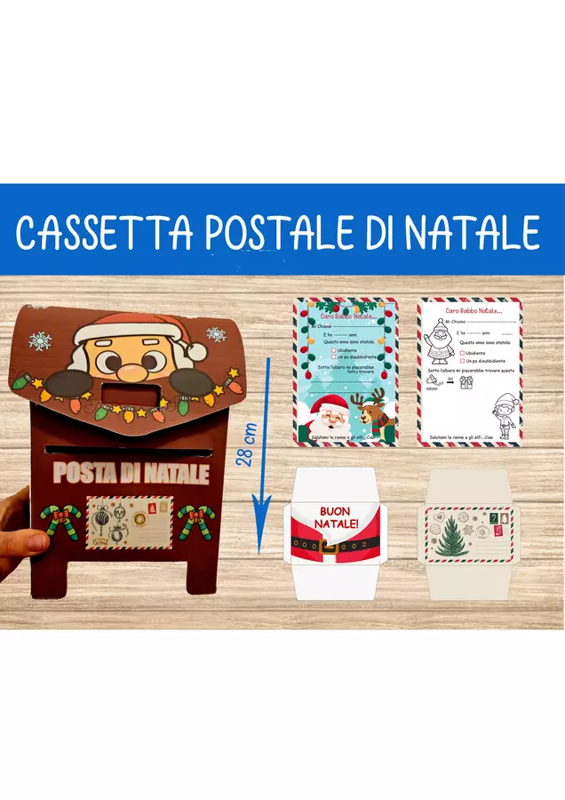 📮 Cassetta Postale Natalizia con Letterina per Babbo Natale Materiale di supporto/inclusione - 📮 Cassetta Postale Natalizia con Letterina per Babbo Natale - Nikki_Giochi - Pagina di copertina