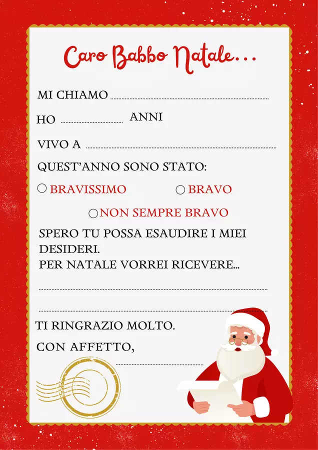 Lettera a Babbo Natale inclusiva! Materiale di supporto/inclusione - Lettera a Babbo Natale inclusiva! - maestraolga88 - Pagina di copertina