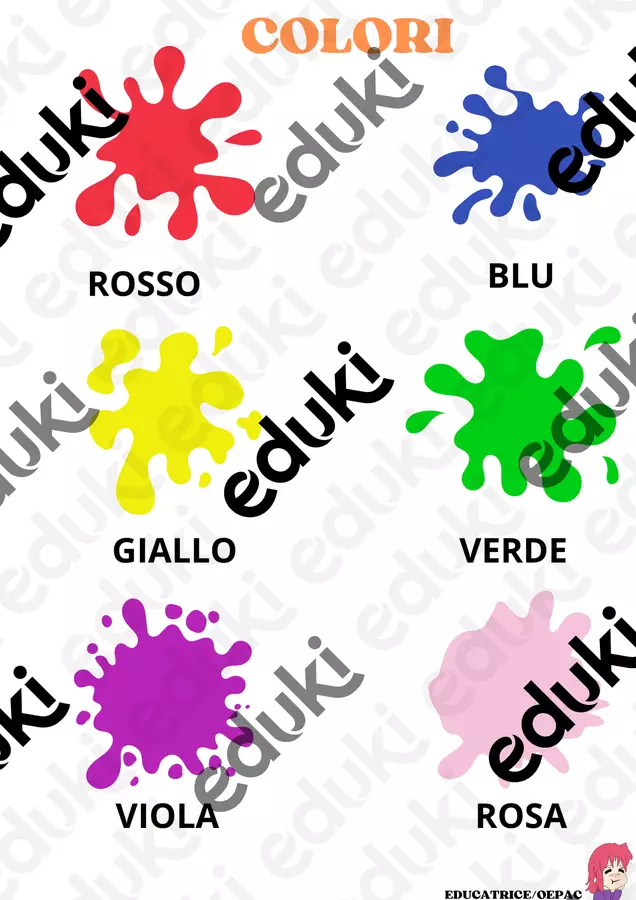 Colori raccolta di materiali Esercizi - Colori raccolta di materiali - educatrice_oepac - Pagina di copertina