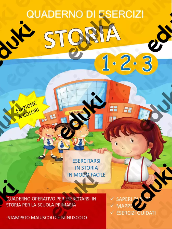 Quaderno di esercizi di Storia 1-2-3 (Libro in formato PDF) Esercizi - Quaderno di esercizi di Storia 1-2-3 (Libro in formato PDF) - SostegnO 2.0 - Pagina di copertina