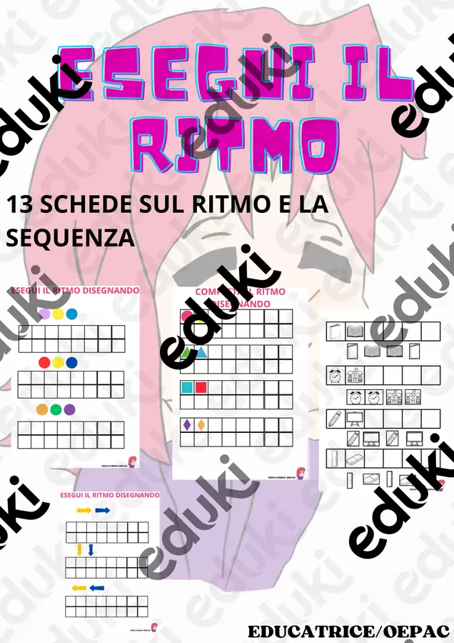ESEGUI IL RITMO Esercizi - ESEGUI IL RITMO - educatrice_oepac - Pagina di copertina