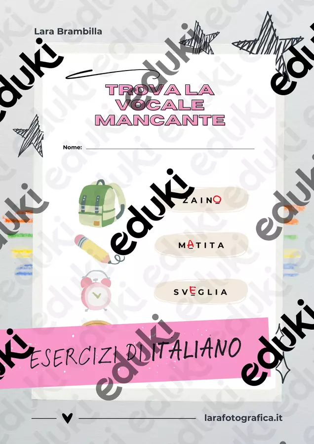 ESERCIZI DI ITALIANO | VOL. 2 Esercizi - ESERCIZI DI ITALIANO | VOL. 2 - Lara Brambilla - Pagina di copertina