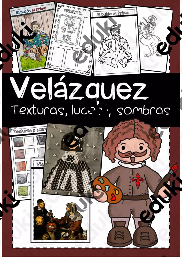 Velázquez: texturas, luces y sombras. Español Esercizi - Velázquez: texturas, luces y sombras. Español - Goproferecursos - Pagina di copertina