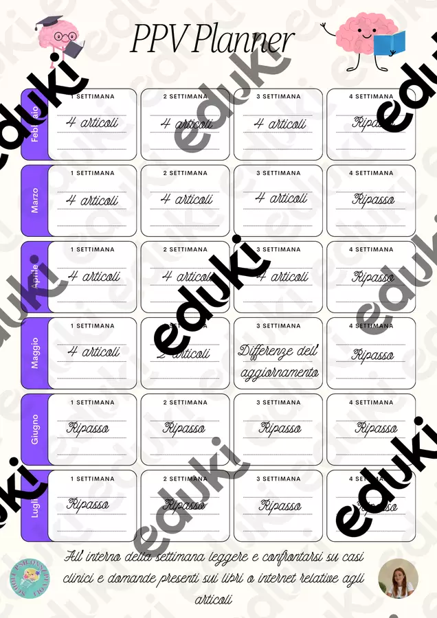 PPV Planner: prepariamola insieme 🧠✨ Altro tipo di materiale - PPV Planner: prepariamola insieme 🧠✨ - Dott.ssamartinaporchedda - Pagina di copertina