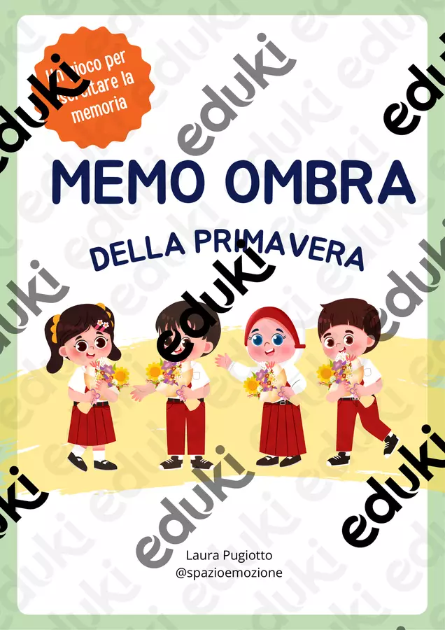 Memo Ombra della Primavera Giochi - Memo Ombra della Primavera - spazioemozione - Pagina di copertina
