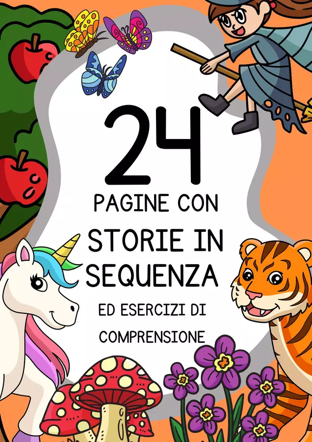 Storie in sequenza Esercizi - Storie in sequenza - MilleLibriPerBambini - Pagina di copertina