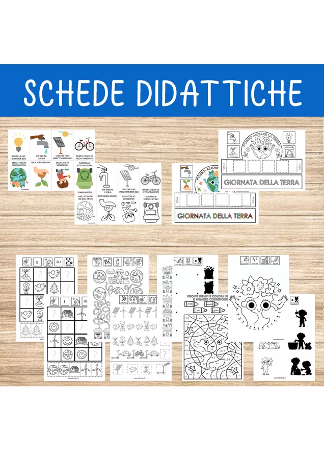 🌱 Schede Didattiche per la Giornata della Terra Esercizi - 🌱 Schede Didattiche per la Giornata della Terra - Nikki_Giochi - Pagina di copertina