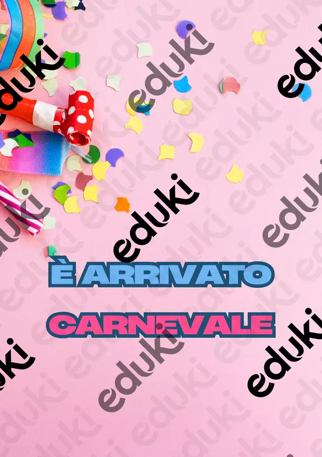 È arrivato carnevale! Esercizi - È arrivato carnevale! - impara_facendo - Pagina di copertina