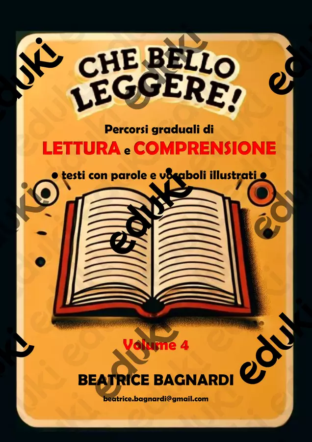 Vol. 4 CHE BELLO LEGGERE: dalle immagini alle parole. Esercizi - Vol. 4 CHE BELLO LEGGERE: dalle immagini alle parole. - BeaBa - maestra - - Pagina di copertina