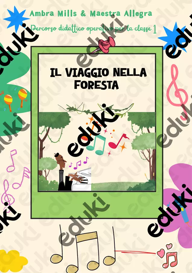 IL VIAGGIO NELLA FORESTA Materiale di supporto/inclusione - IL VIAGGIO NELLA FORESTA - Maestra Allegra - Pagina di copertina