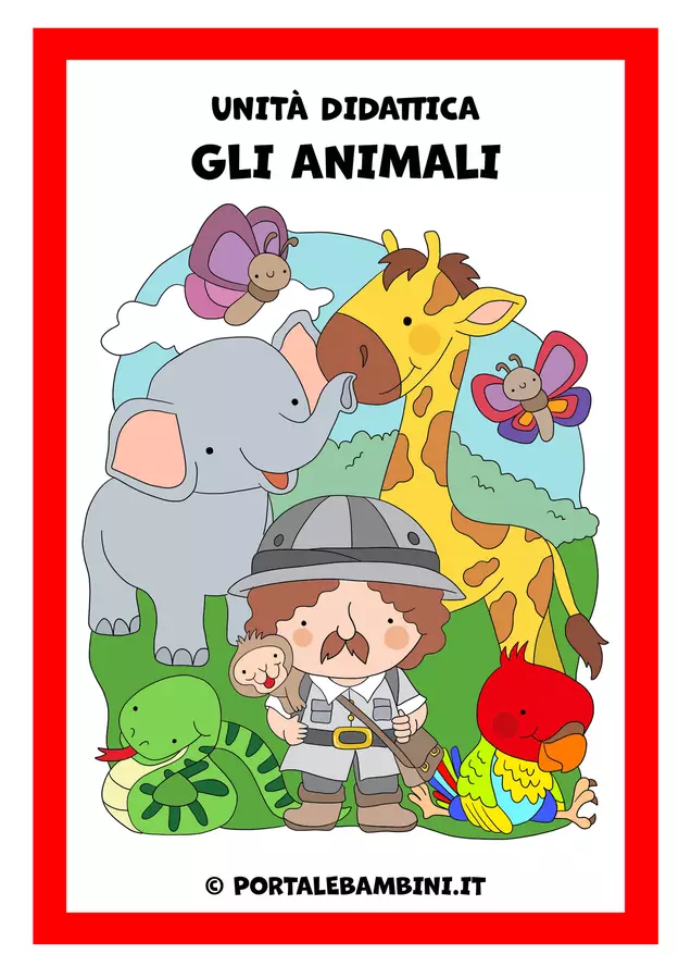 Gli animali e la loro classificazione Presentazioni / Lavagne - Gli animali e la loro classificazione - Cuorfolletto Creative Shop - Pagina di copertina