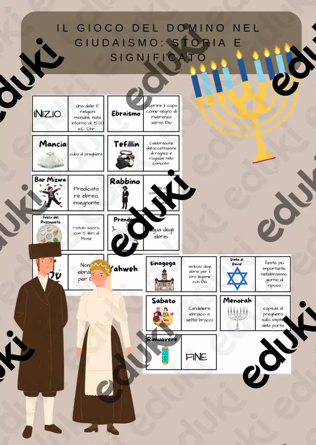 Il Gioco del Domino nel Giudaismo Ebraismo Giochi - Il Gioco del Domino nel Giudaismo Ebraismo - Teachingsaurus Rex - Pagina di copertina