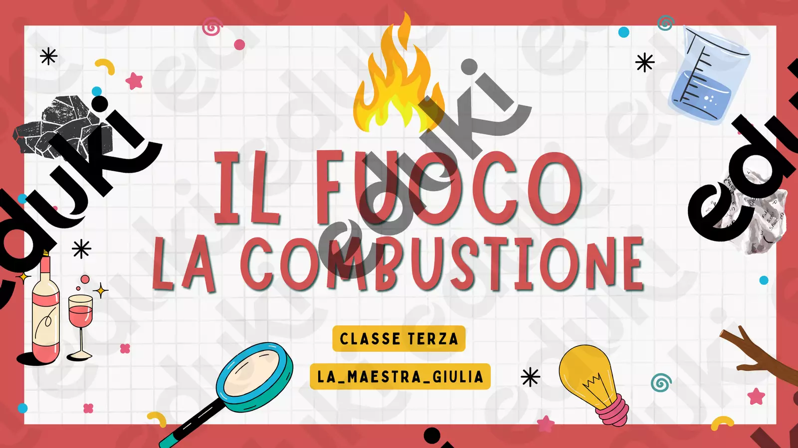 Il fuoco - la combustione Esperimenti - Il fuoco - la combustione - la_maestra_giulia - Pagina di copertina