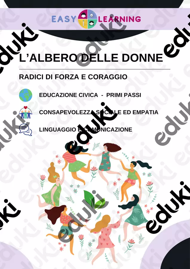 8 Marzo - L'Albero delle Donne, Festeggiamo Ogni Giorno Esercizi - 8 Marzo - L'Albero delle Donne, Festeggiamo Ogni Giorno - Easy Learning Academy - Pagina di copertina