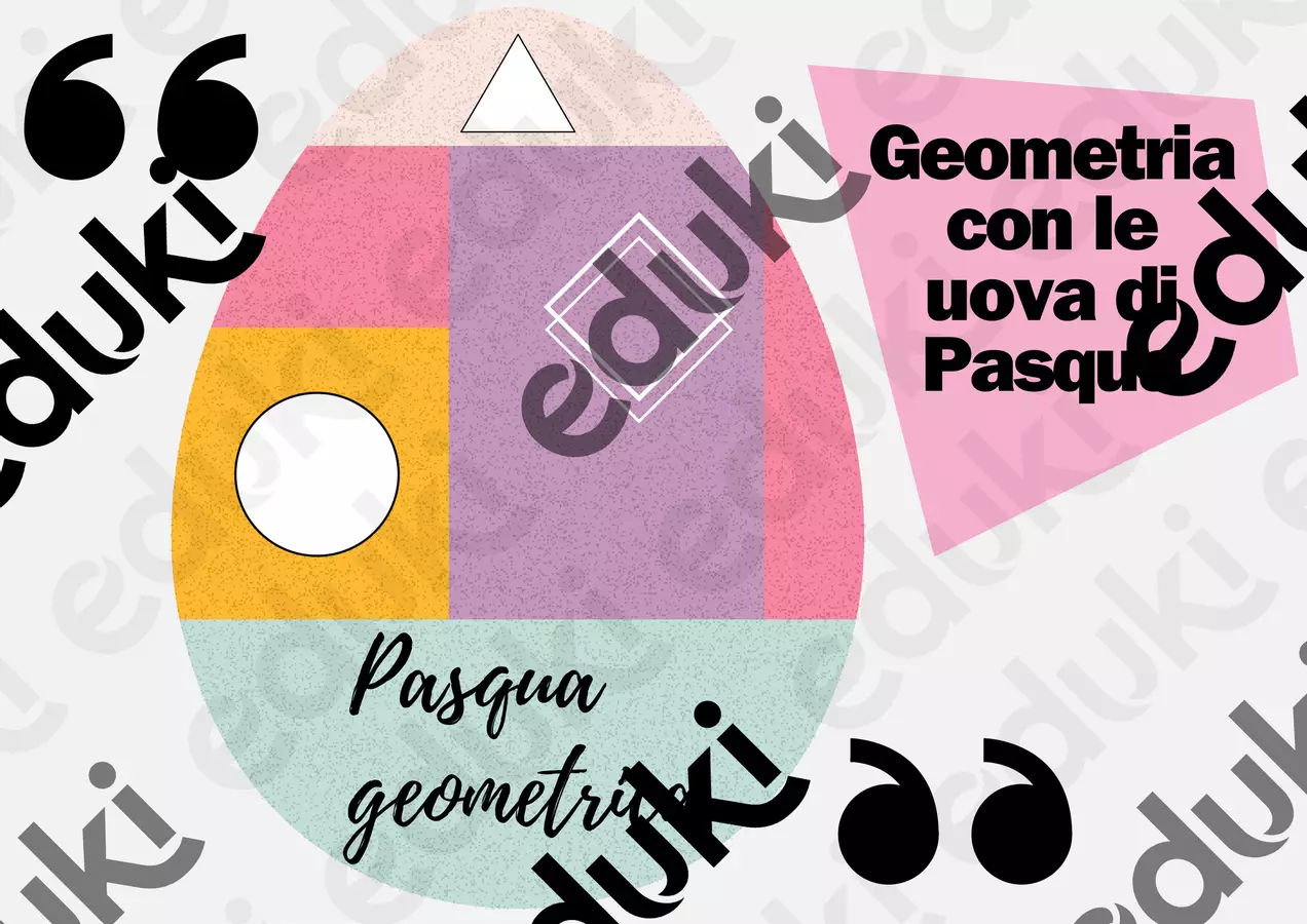 Geometria di Pasqua Opere didattiche / Libri di testo - Geometria di Pasqua - Officina - didattica - Pagina di copertina