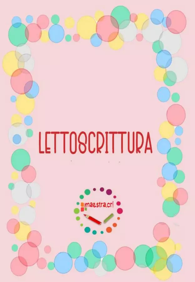 Lettoscrittura - Sillabe per tutti i gusti Esercizi - Lettoscrittura - Sillabe per tutti i gusti - maestra.cri - Pagina di copertina