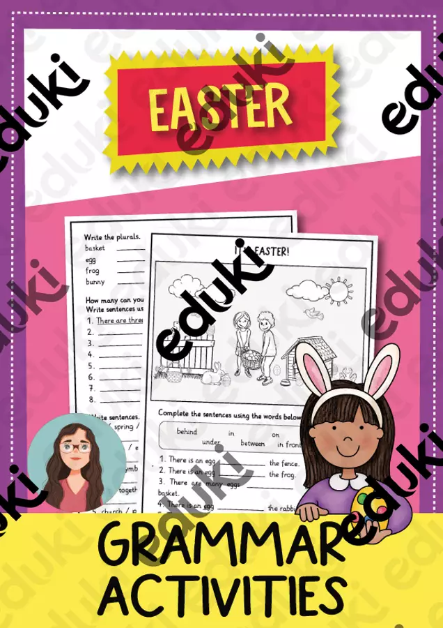 Easter grammar activities (English) / Attività grammaticali pasquali (inglese) Schede informative - Easter grammar activities (English) / Attività grammaticali pasquali (inglese) - Brighter Day Classroom - Pagina di copertina