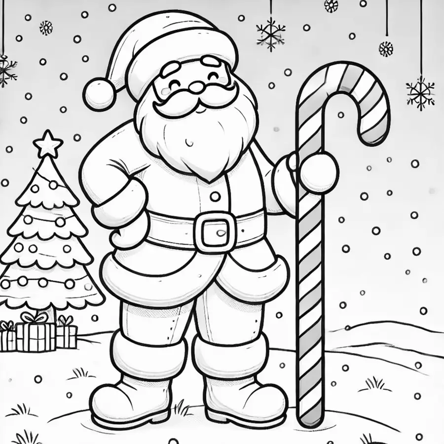 Babbo Natale Disegni da Colorare (50 Illustrazioni) Materiale per pittura e bricolage - Babbo Natale Disegni da Colorare (50 Illustrazioni) - Kontrollmops - Pagina di copertina