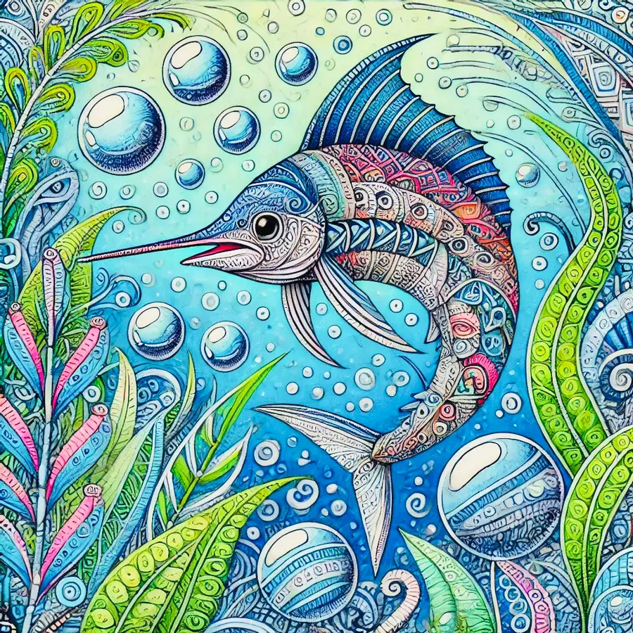 Zentangle Sottomarino Disegni da Colorare (50 illustrazioni) Materiale per pittura e bricolage - Zentangle Sottomarino Disegni da Colorare (50 illustrazioni) - Kontrollmops - Pagina di copertina