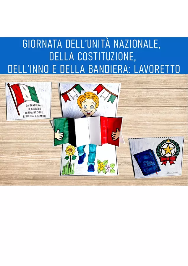 Un Biglietto per l’Italia: Costituzione, Inno e Tricolore Flashcard - Un Biglietto per l’Italia: Costituzione, Inno e Tricolore - Nikki_Giochi - Pagina di copertina
