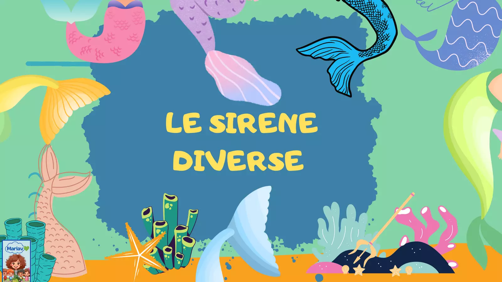 Albo illustrato - LA DIVERSITÀ È UNICITÀ Programmi scolastici / Materiali per docenti - Albo illustrato - LA DIVERSITÀ È UNICITÀ - Mariav💚Maestra Mari A Colori - Pagina di copertina