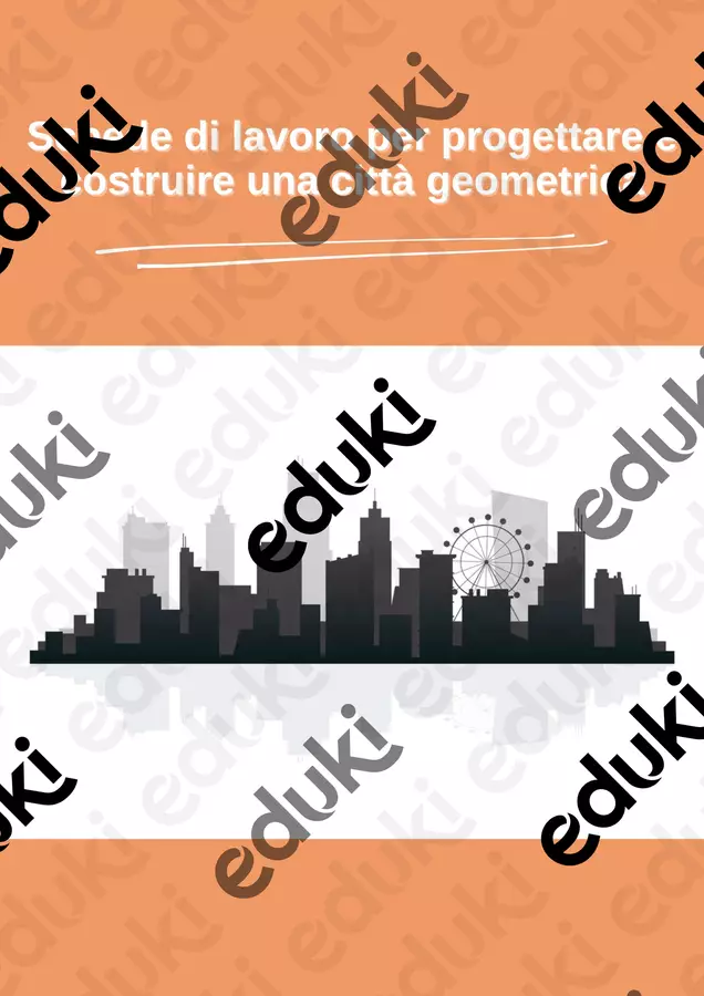 Costruisci una città geometrica e sostenibile in 2D Materiale di supporto/inclusione - Costruisci una città geometrica e sostenibile in 2D - Manuela Busnelli - Pagina di copertina