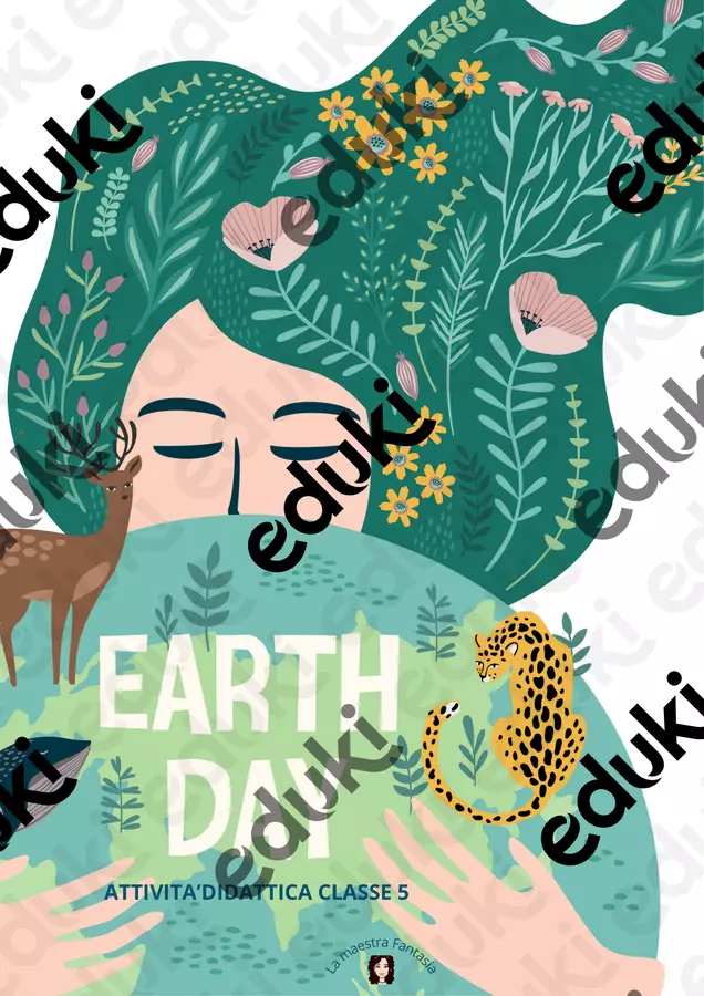 Giornata della Terra 2025 Altro tipo di materiale - Giornata della Terra 2025 - La maestra Fantasia - Pagina di copertina