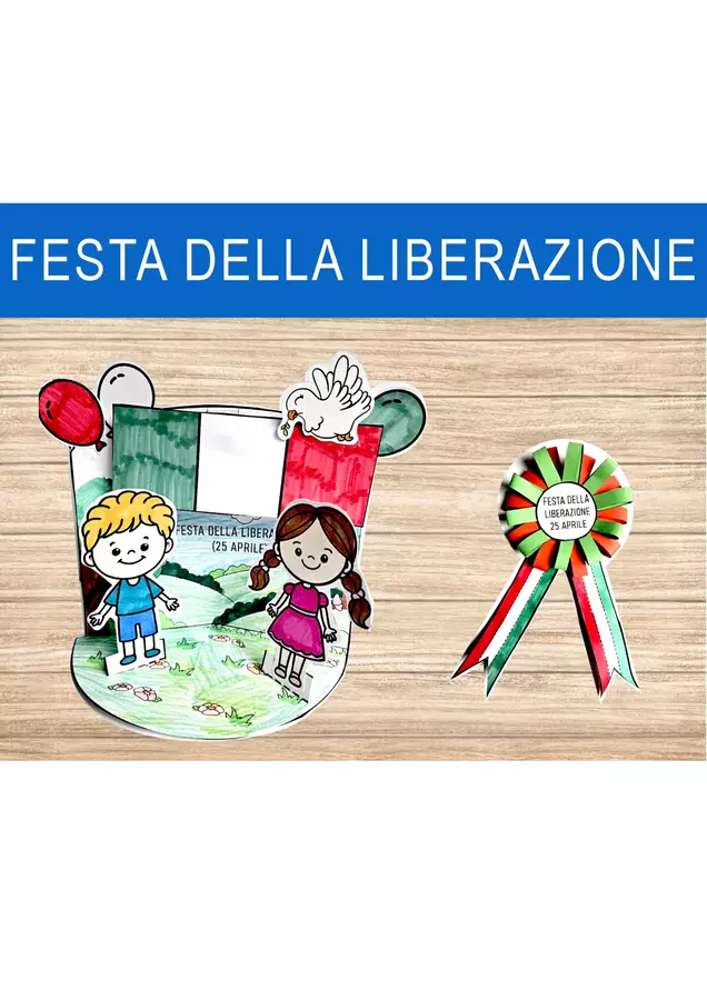 🇮🇹 Festa della Liberazione – Bandiera e Coccarda Materiale interattivo - 🇮🇹 Festa della Liberazione – Bandiera e Coccarda - Nikki_Giochi - Pagina di copertina