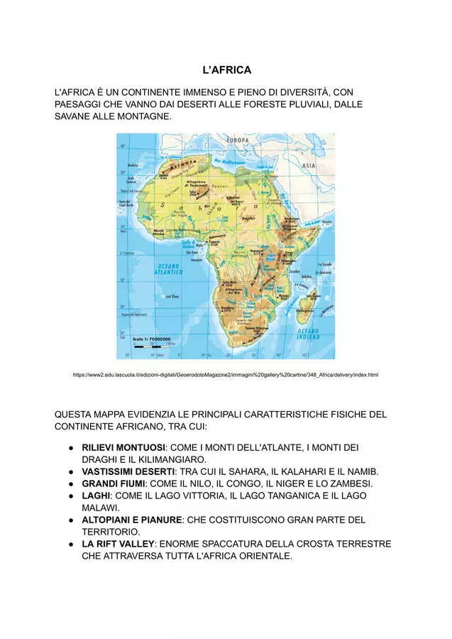 Geografia - il continente africano, TERRITORIO E POPOLAZIONE Testo - Geografia - il continente africano, TERRITORIO E POPOLAZIONE - Arte&Sostegno - Pagina di copertina