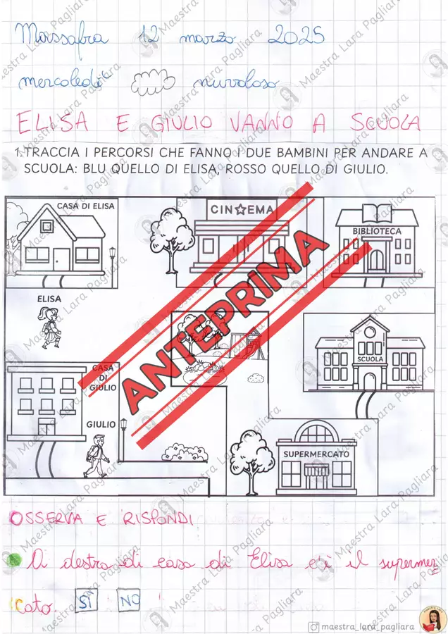 Spazi e funzioni della scuola - percorso completo Clipart / Immagini originali - Spazi e funzioni della scuola - percorso completo - Maestra Lara Pagliara - Pagina di copertina