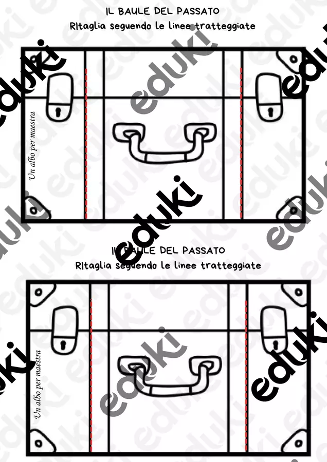 Oggetti del passato e del presente Esercizi - Oggetti del passato e del presente - Un albo per maestra - Pagina di copertina