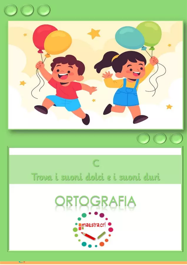 C - Trova i suoni dolci e i suoni duri Esercizi - C - Trova i suoni dolci e i suoni duri - maestra.cri - Pagina di copertina