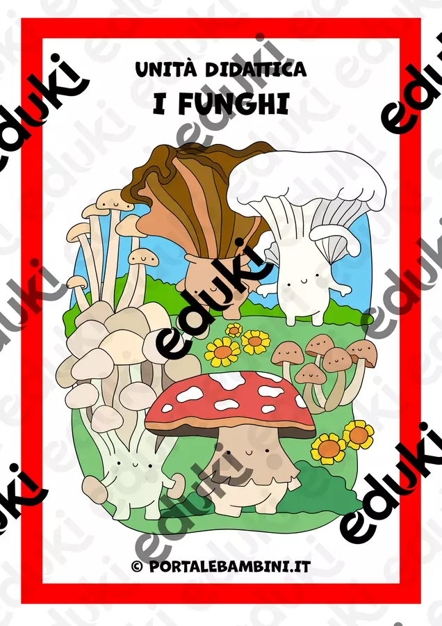 I funghi - Unità didattica Esercizi - I funghi - Unità didattica - Cuorfolletto Creative Shop - Pagina di copertina