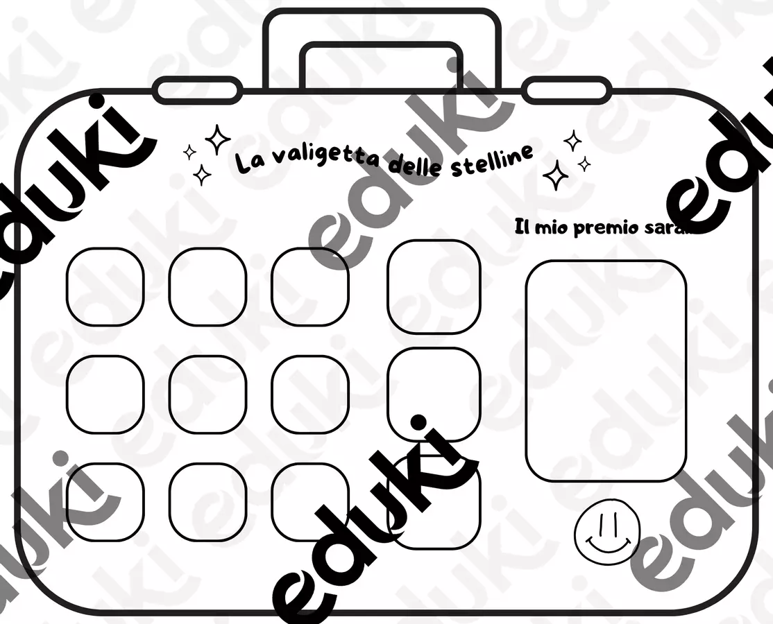 Token economy: la valigetta delle stelline Materiale di supporto/inclusione - Token economy: la valigetta delle stelline - Victoria Abbattista - Pagina di copertina